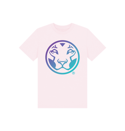 Pink Printed Kids T-Shirt Front