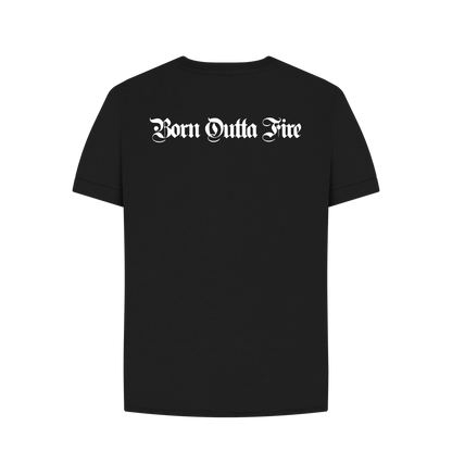 Black Printed T-shirt Back