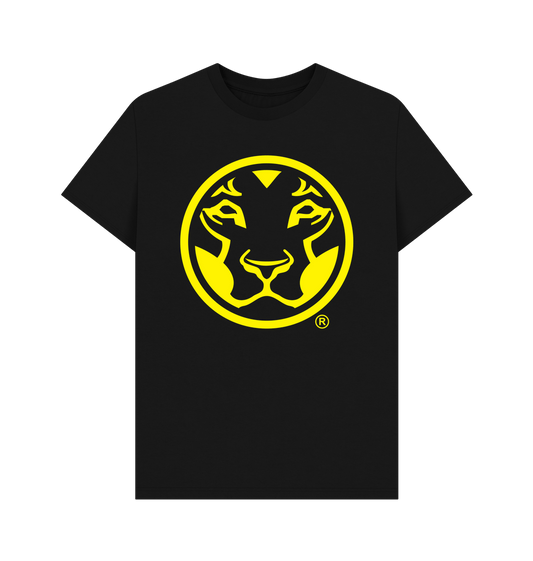 Black Yardrock Classics Yellow Lion Dark T-Shirt