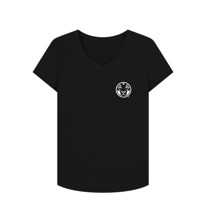Black Printed T-shirt Front