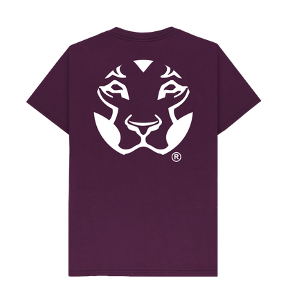 Purple Printed T-shirt Back