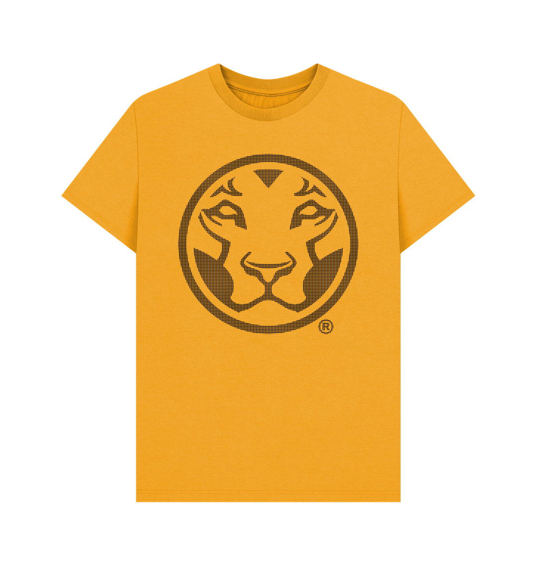 Mustard Printed T-shirt Front