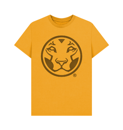 Mustard Printed T-shirt Front