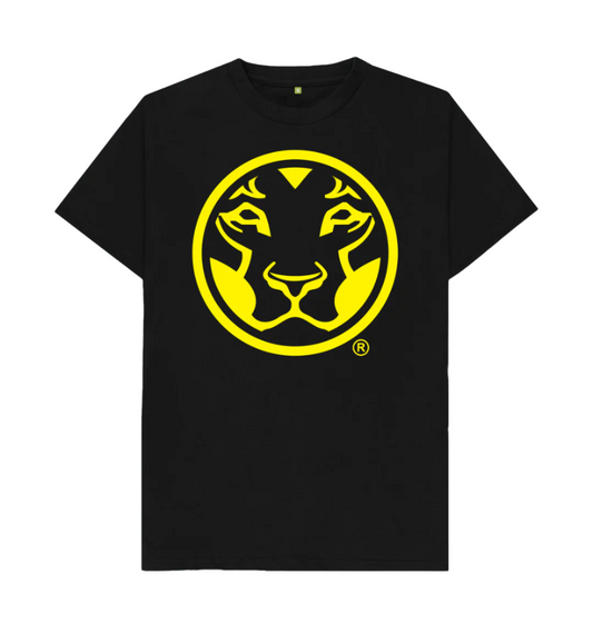 Black Yardrock Classics Yellow Lion Dark T-Shirt