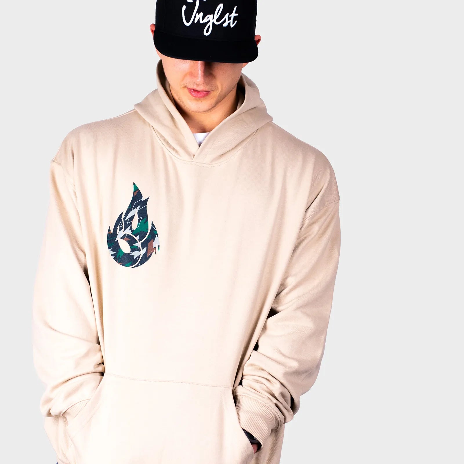 Sand Jnglst X Born Outta Fire Hoody