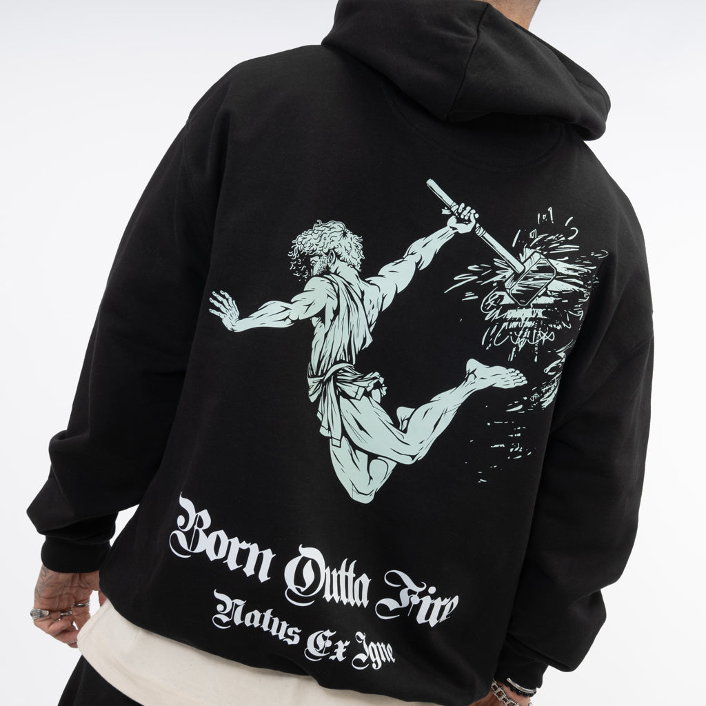 Sage Green Vulcan God of Fire Hoody