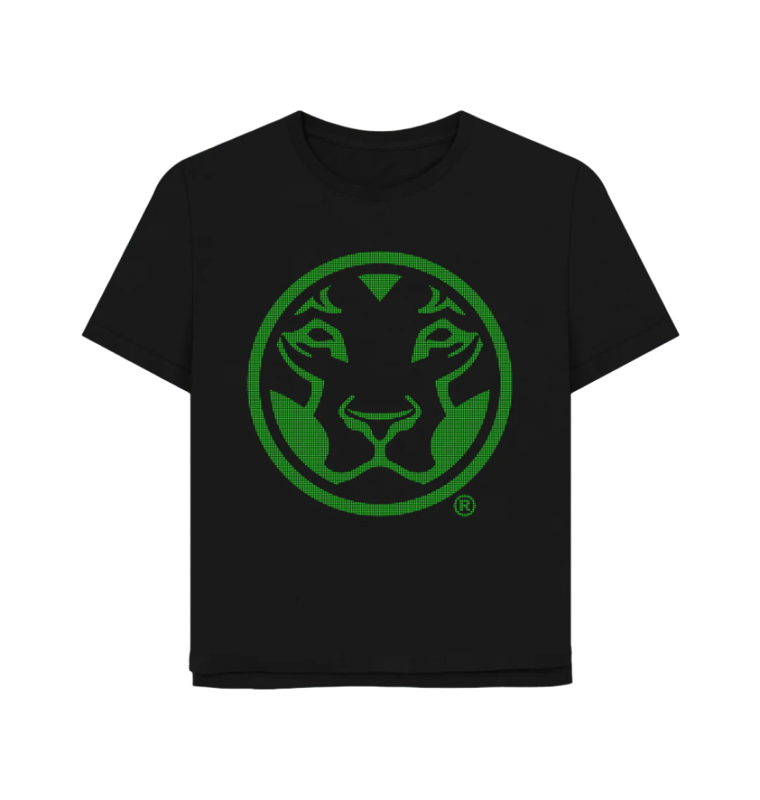 Black Yardrock Lion 2024 Green Relaxed Fit Women's Tee