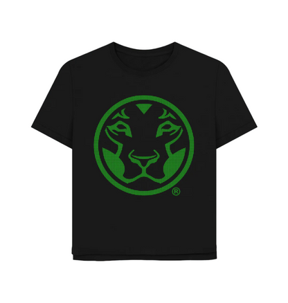 Black Yardrock Lion 2024 Green Relaxed Fit Women's Tee