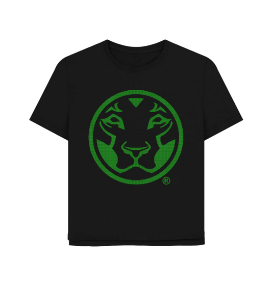 Black Yardrock Lion 2024 Green Relaxed Fit Women's Tee