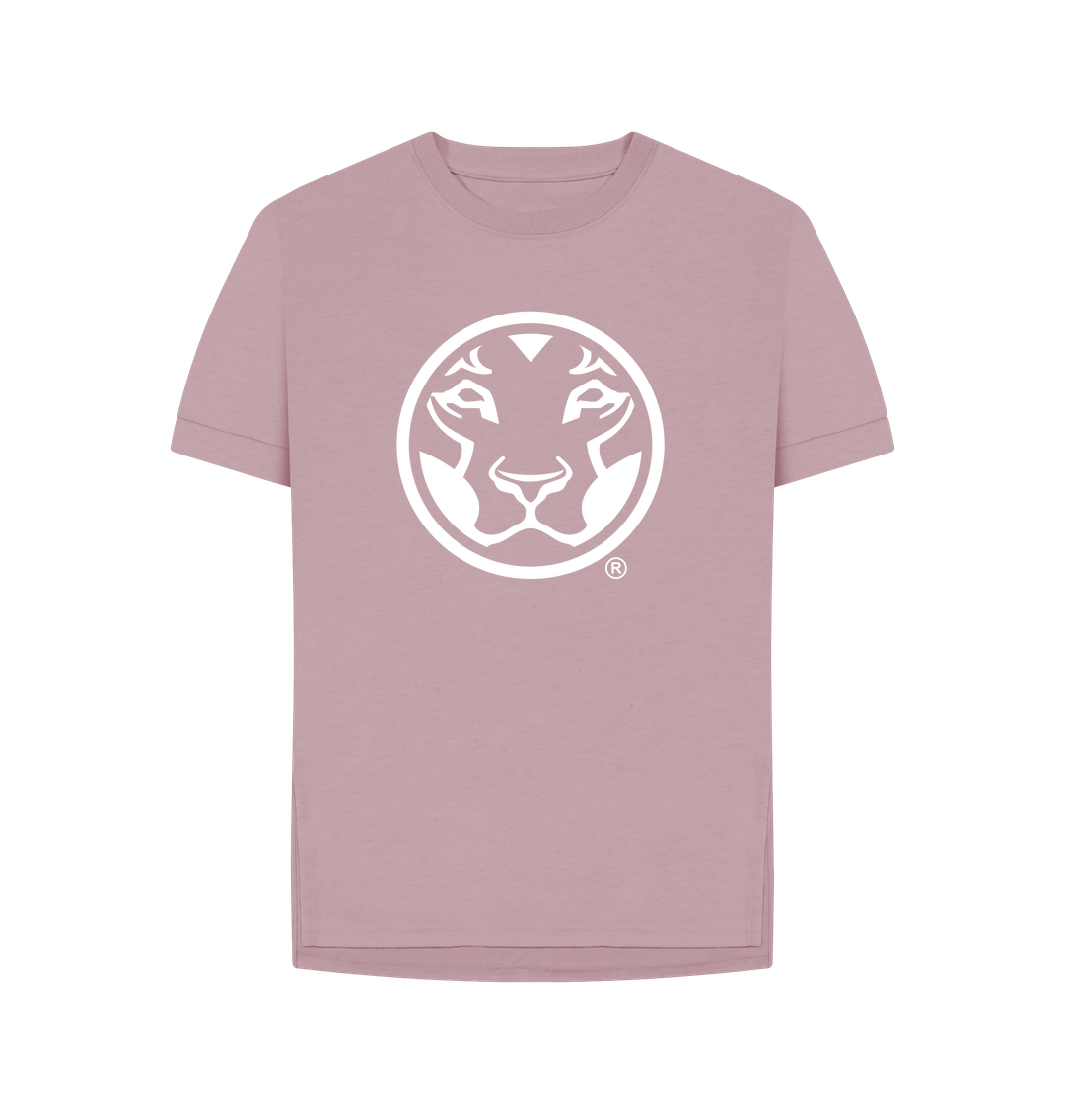 Mauve Printed T-shirt Front