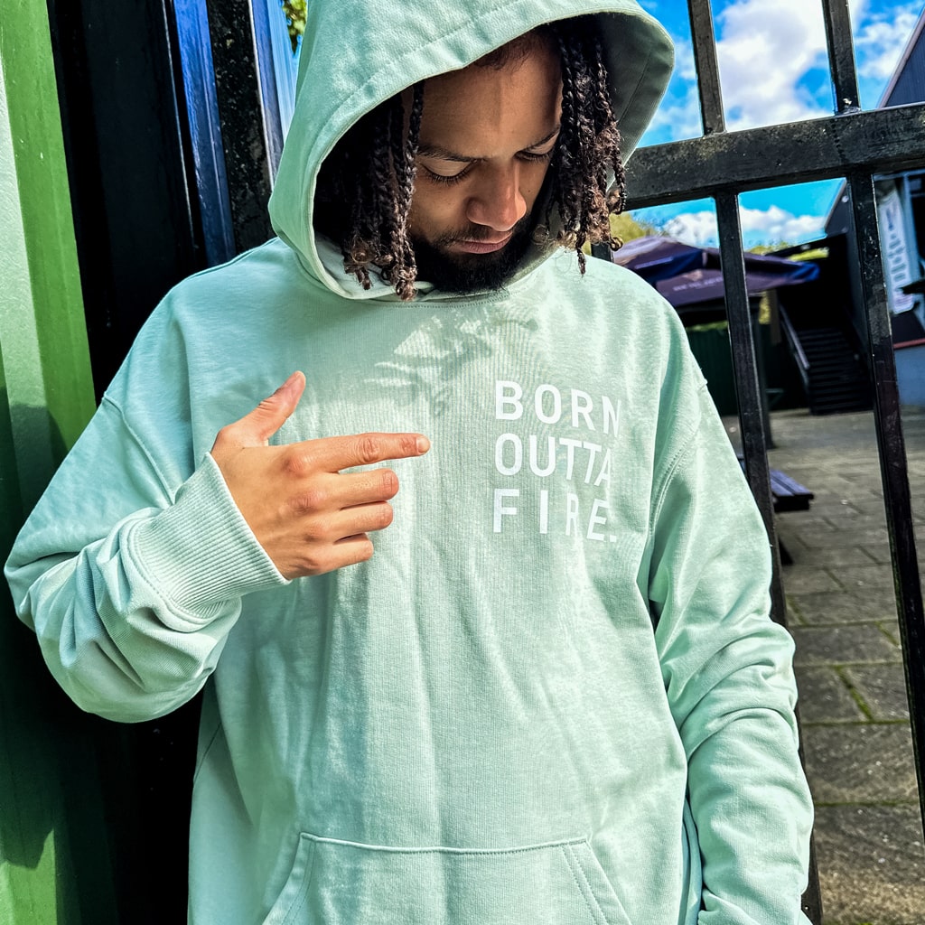 Born Outta Fire Aloe Streetwear Hoody