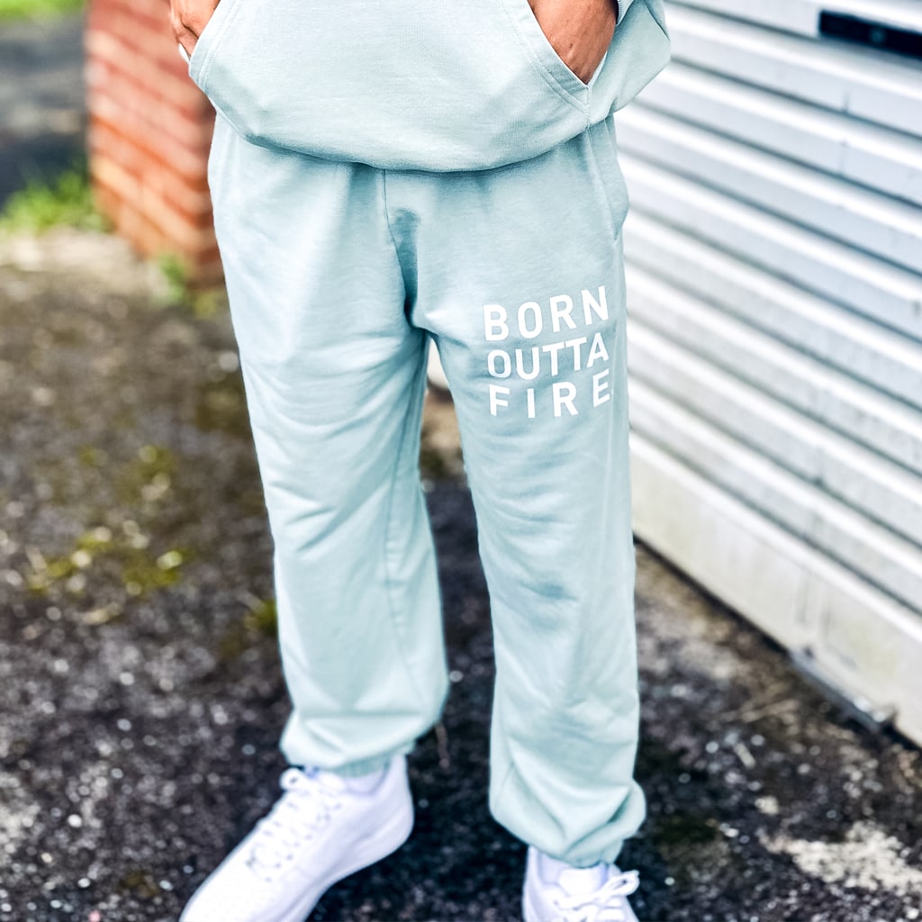 Aloe Tracksuit Joggers with Front Print Streetwear