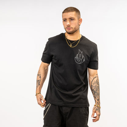 Amber Shift Black T-Shirt