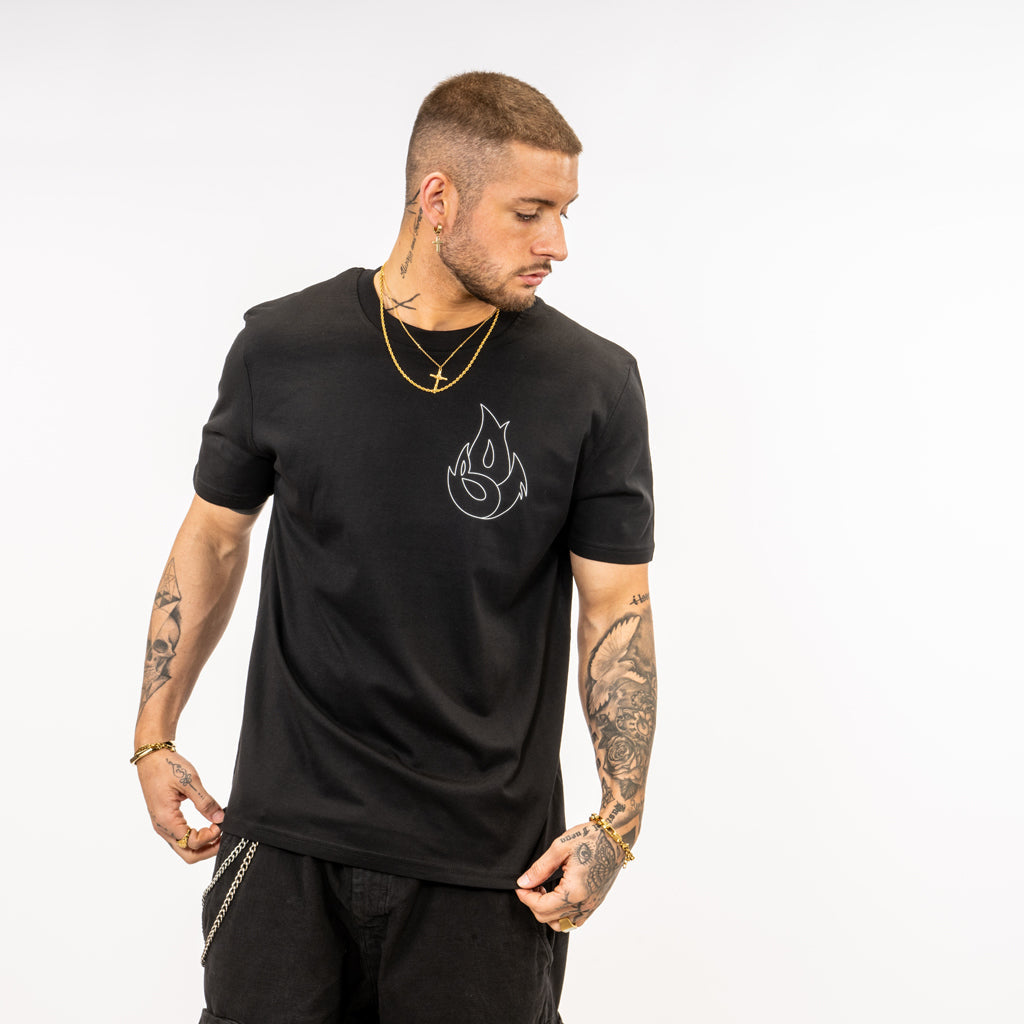 Black Amber Shift T Shirt