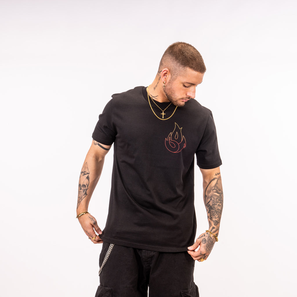 Born Outta Fire Amber Fade Tee