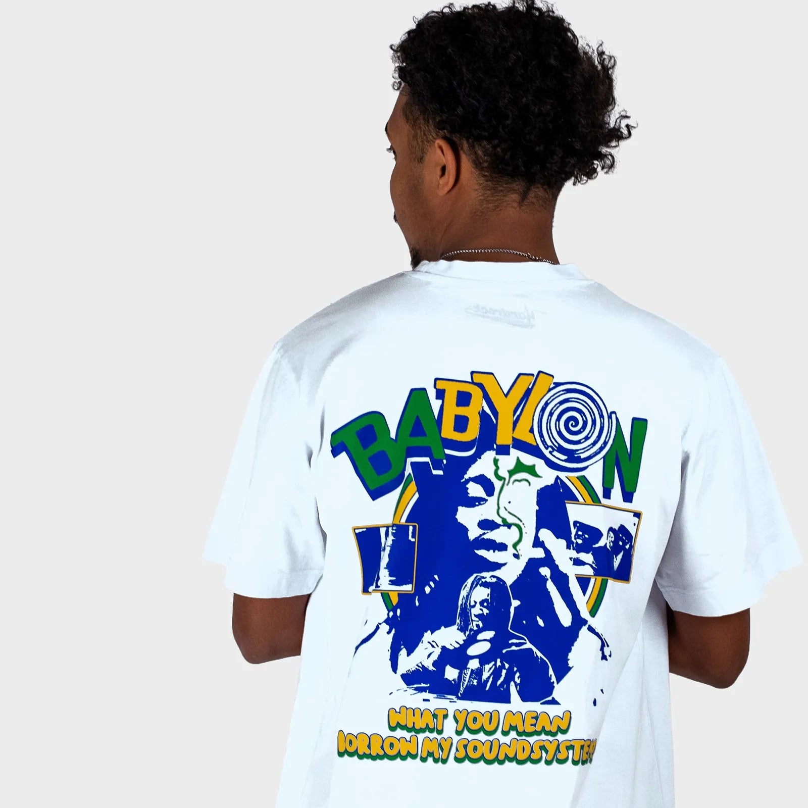 Babylon Relaxed Fit White T-Shirt