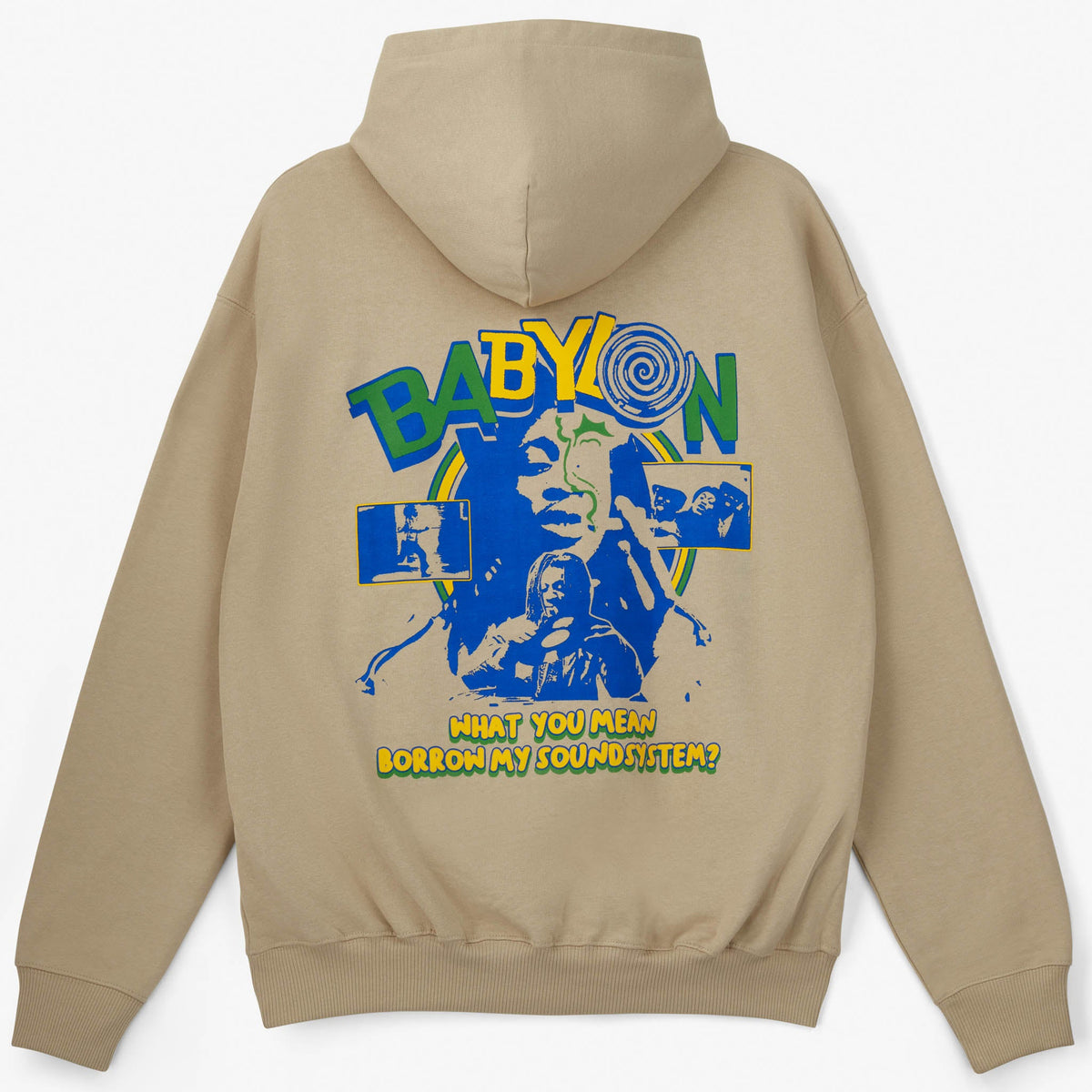 Babylon Yardrock Sand Hoody Back Graphic Print