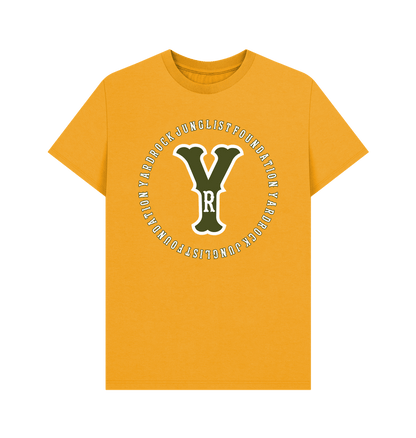 Mustard YR Vintage Khaki and White