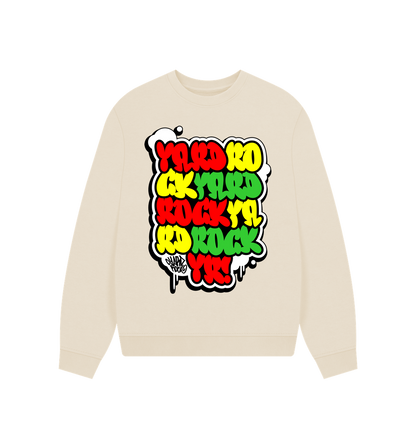 Oat Printed Sweater Front
