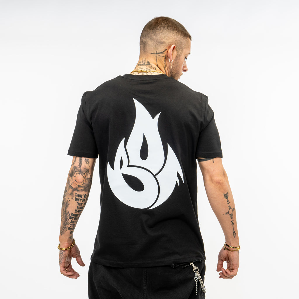 Black Ember Shift T Shirt back
