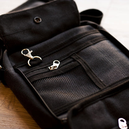 Black Yardrock Junglist Bag Unzipped