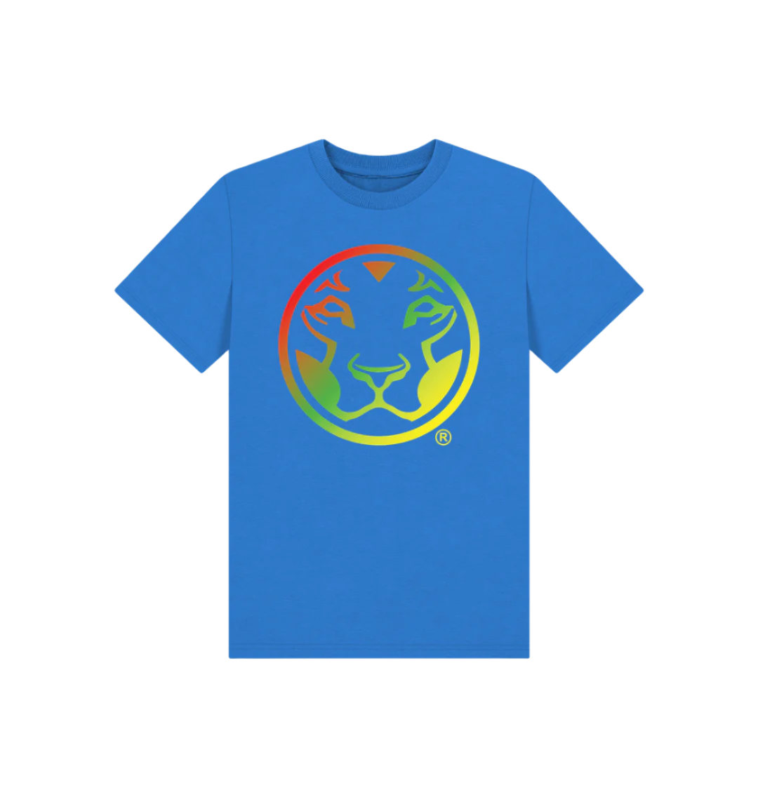 Bright Blue Kids Yardrock Fader T-Shirt