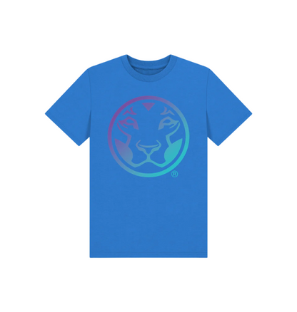 Bright Blue Kids Yardrock Purple Fader T-Shirt