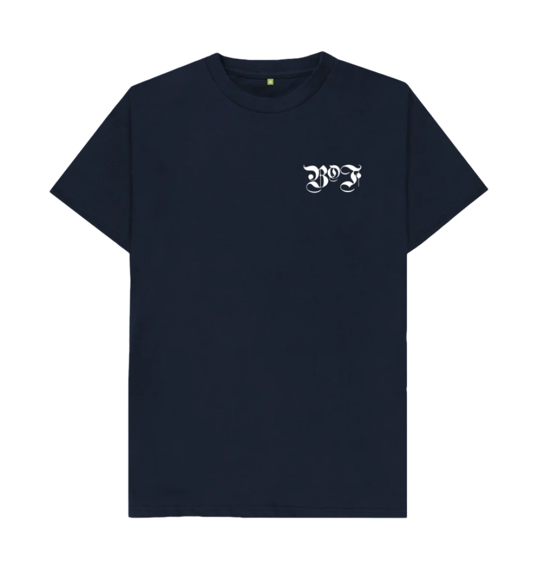 Navy Blue Born Outta Fire B2B Dark T-Shirt