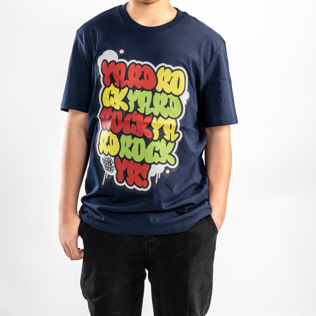 Navy Junglist DnB Streetwear t shirt