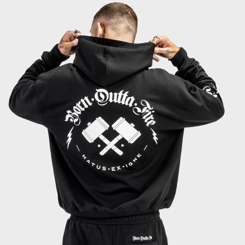 Black Born Outta Fire Hoody
