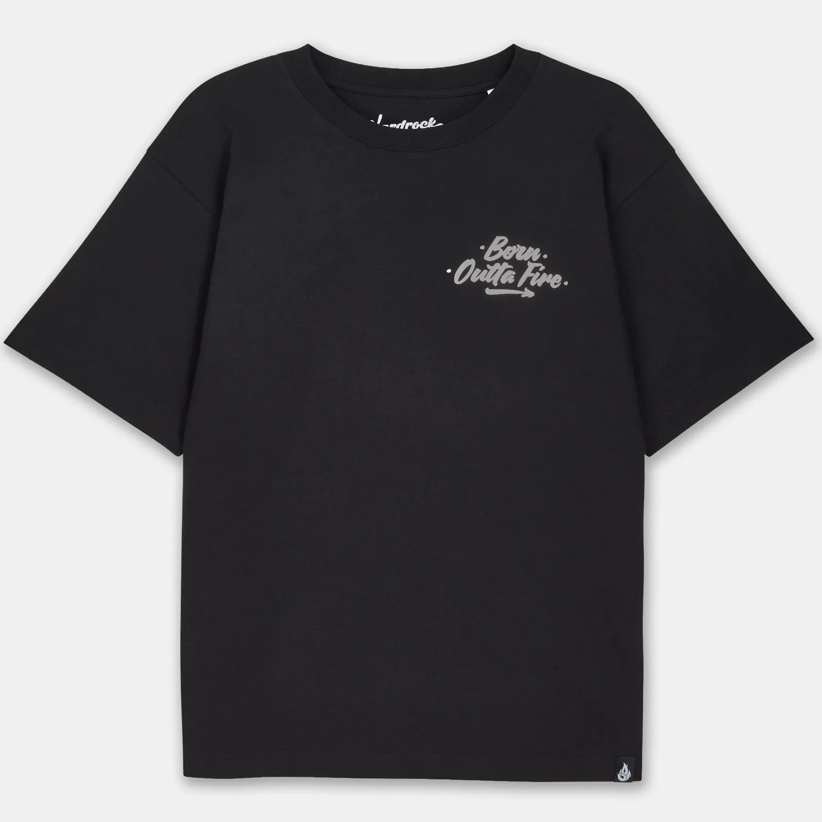 Born Outta Fire BOF Skull T-Shirt - Black