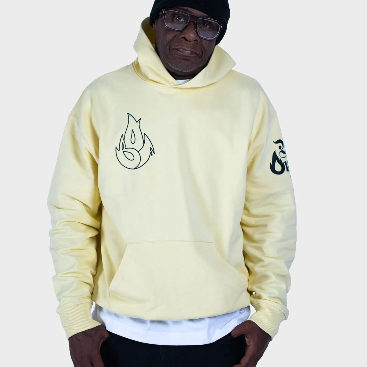 Butter Born Outta Fire Flame Hoody