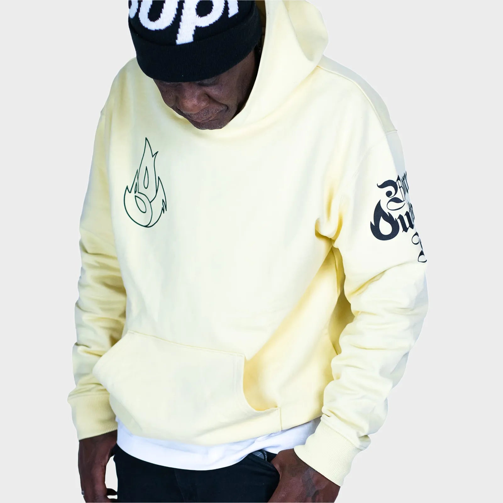 Butter Born Outta Fire Flame Hoody