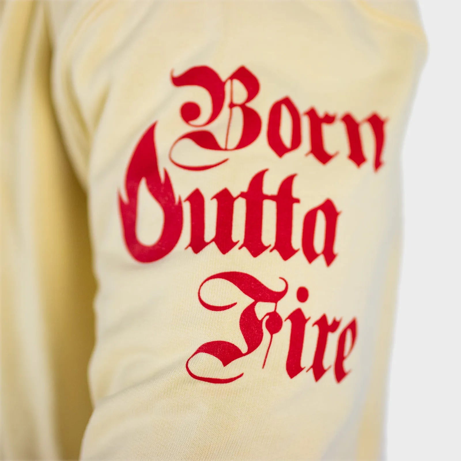 Butter Born Outta Fire Crimson Flame Hoody