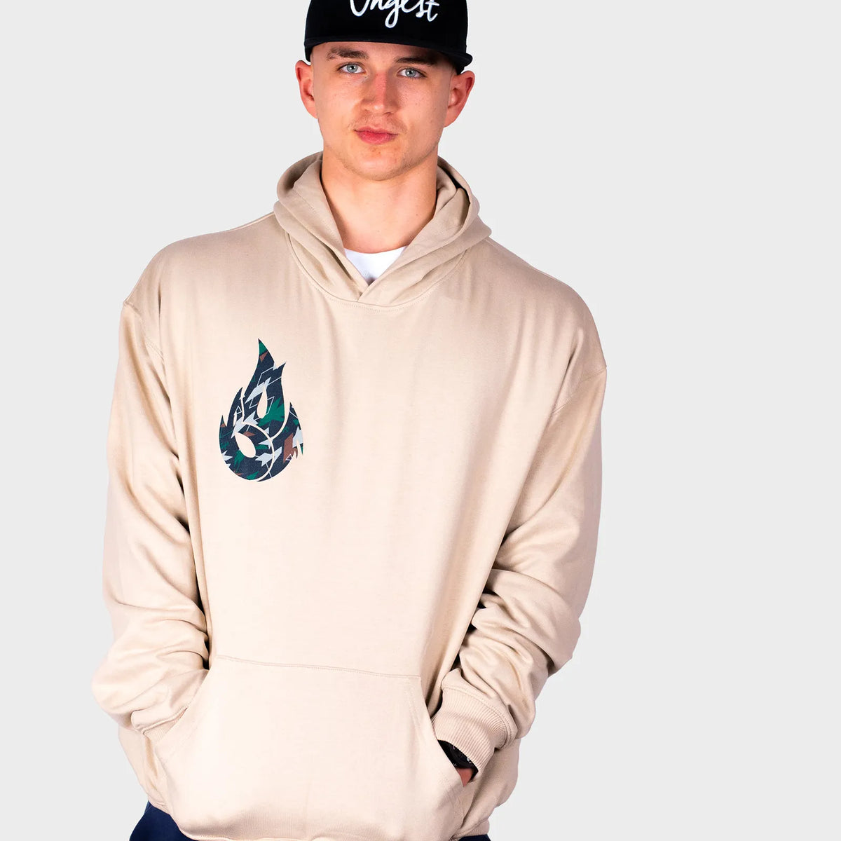 Sand Jnglst X Born Outta Fire Hoody