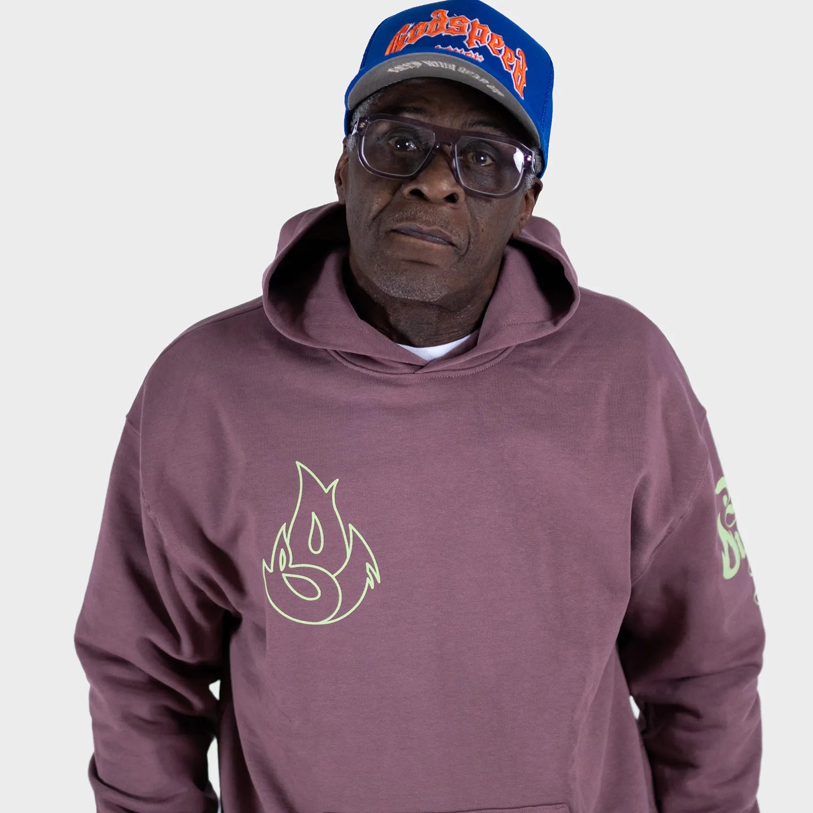 Coffee Born Outta Fire Pistachio Flame Hoody