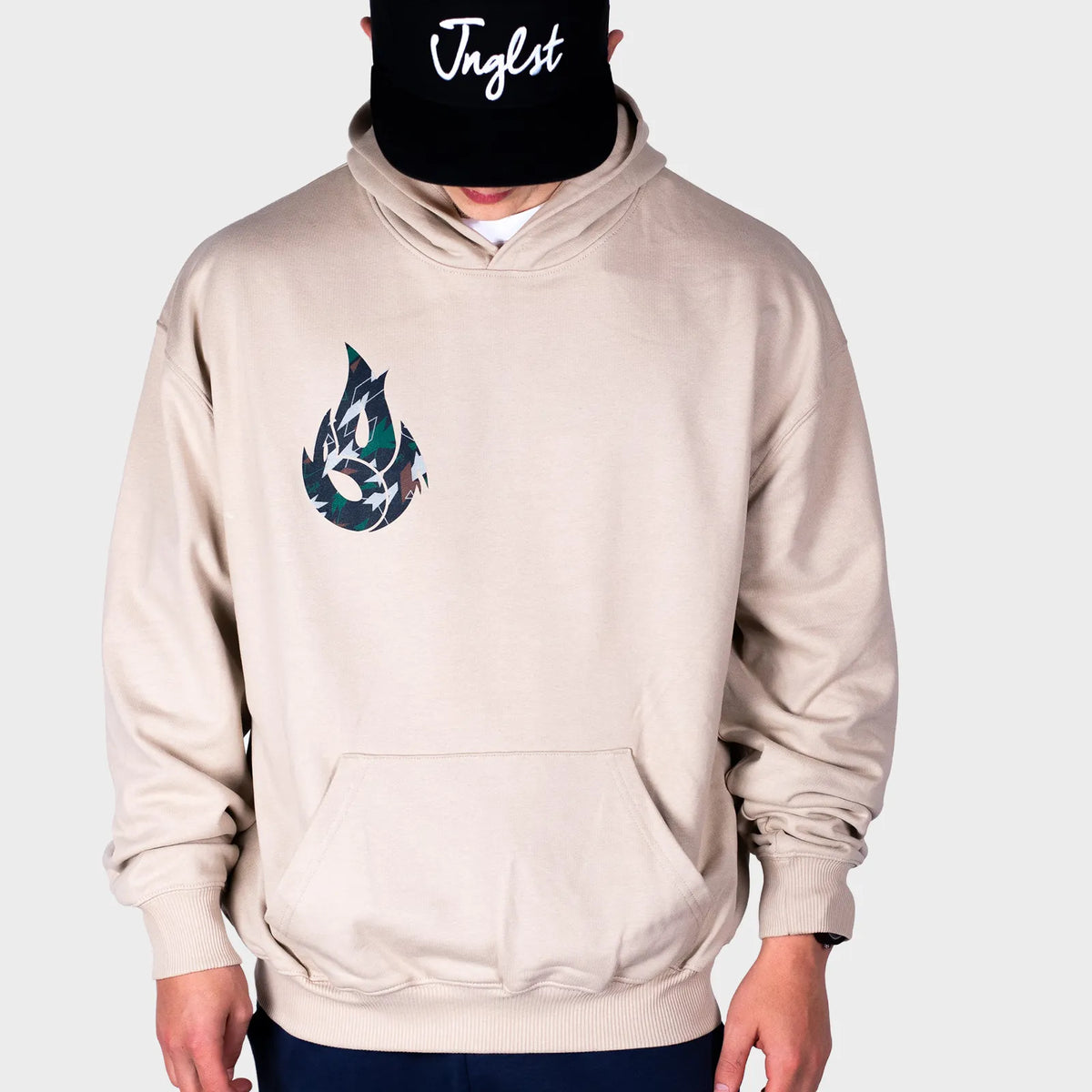 Sand Jnglst X Born Outta Fire Hoody