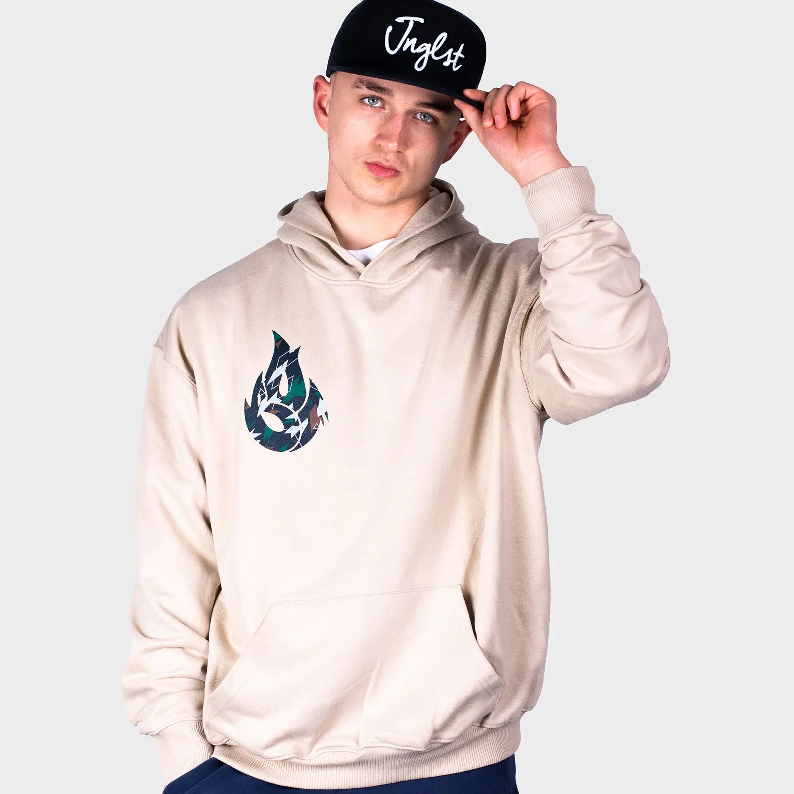 Sand Jnglst X Born Outta Fire Hoody