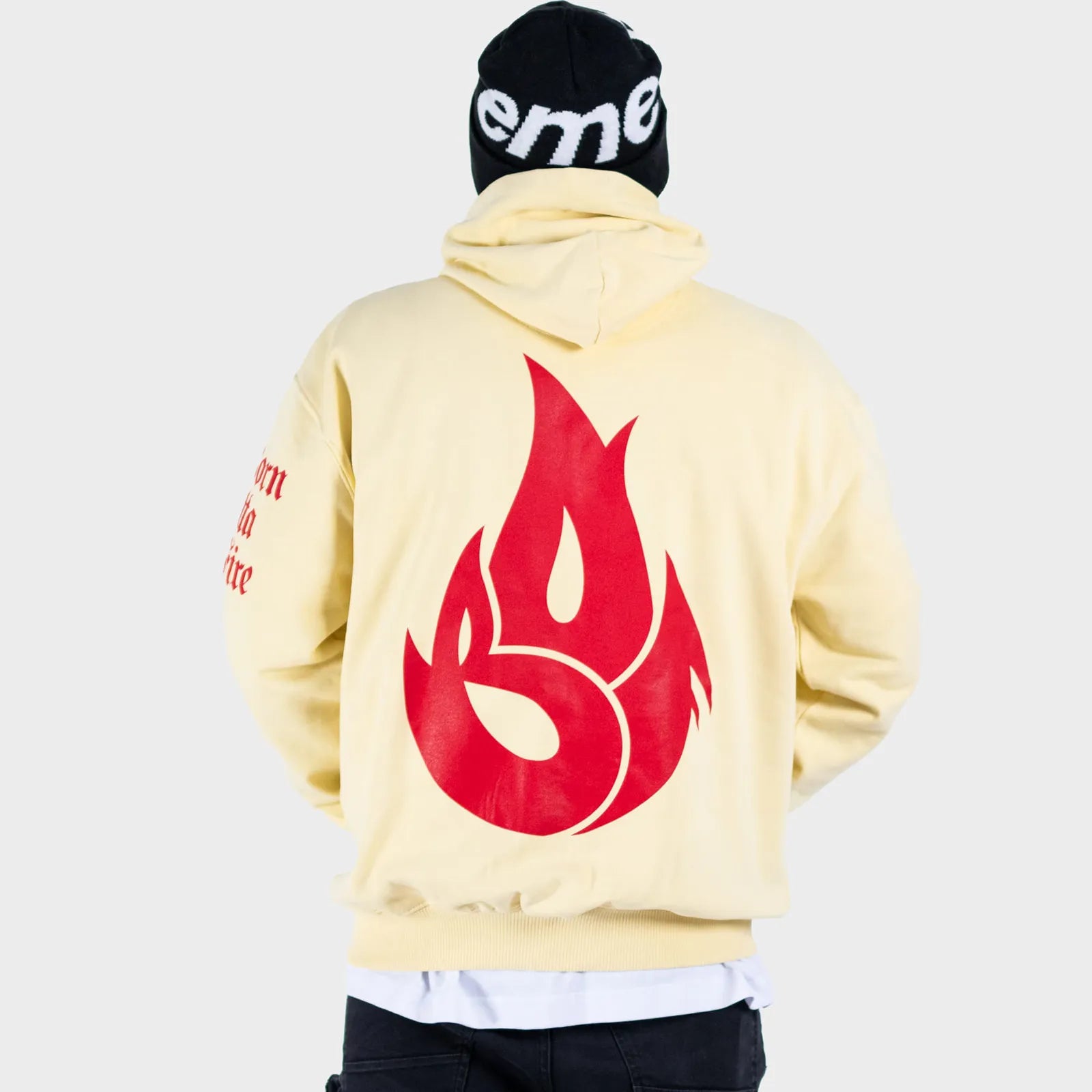 Butter Born Outta Fire Crimson Flame Hoody
