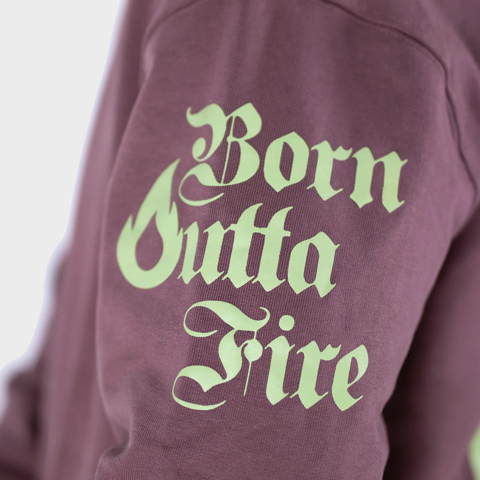 Coffee Born Outta Fire Pistachio Flame Hoody