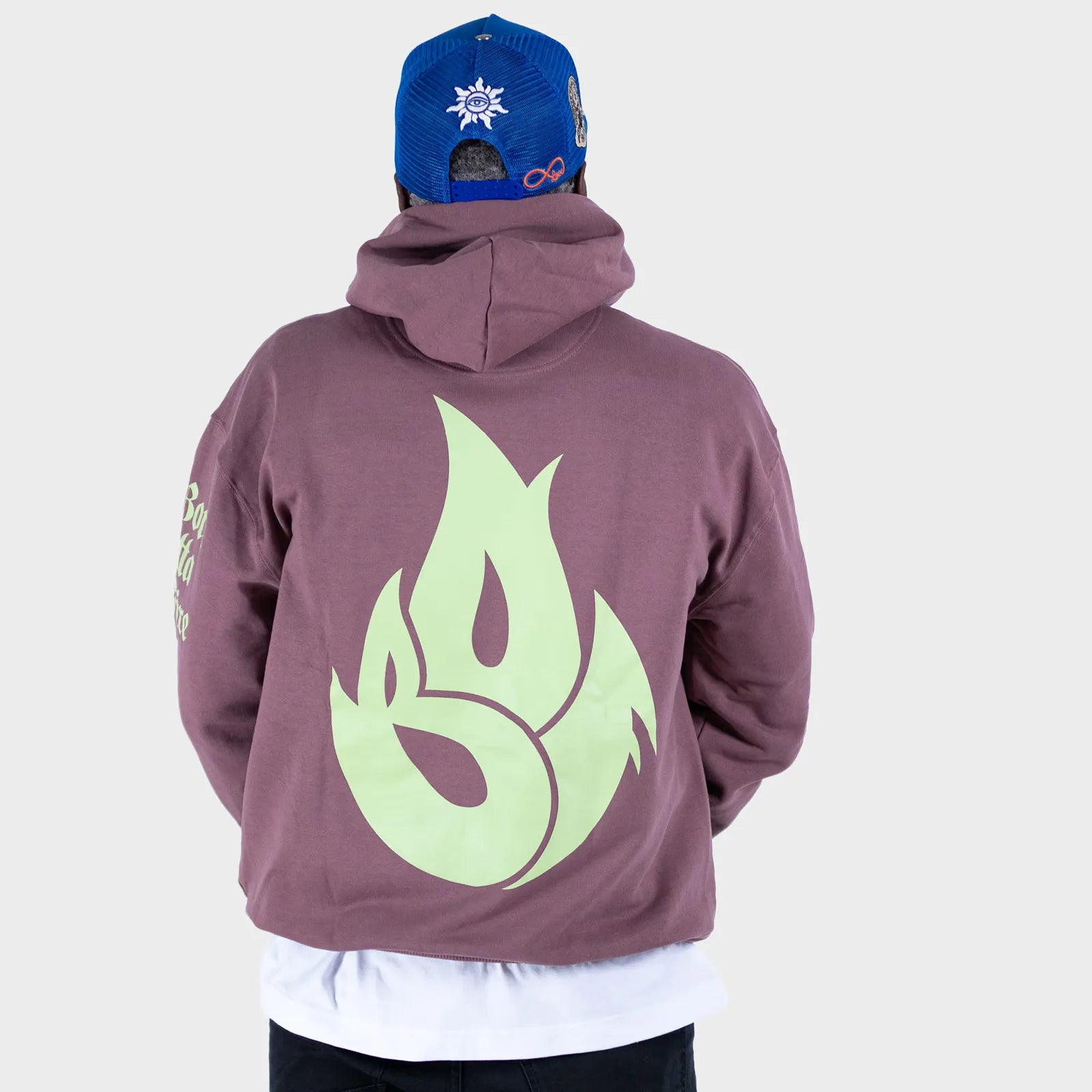 Coffee Born Outta Fire Pistachio Flame Hoody