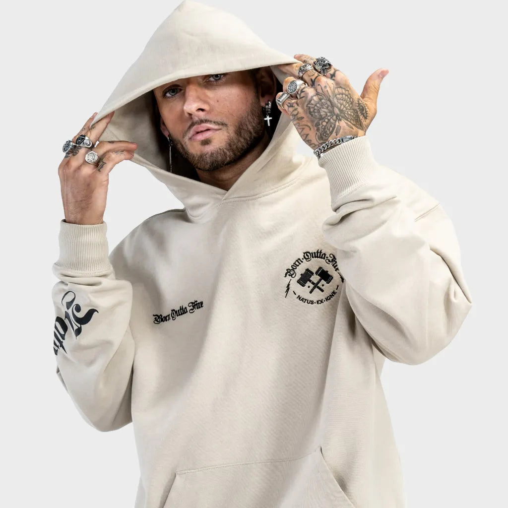 Born Outta Fire Sand Hoodie