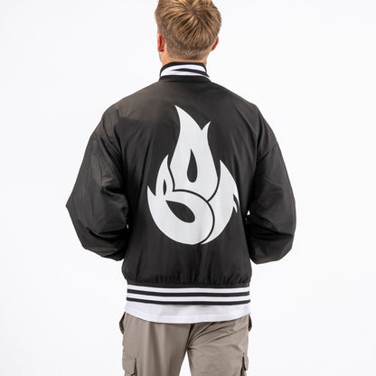 Born Outta Fire Varsity Jacket back