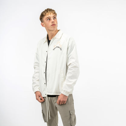 White Coach Jacket from Yardrock Clothing