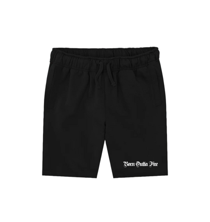 Black Born Outta Fire Shorts