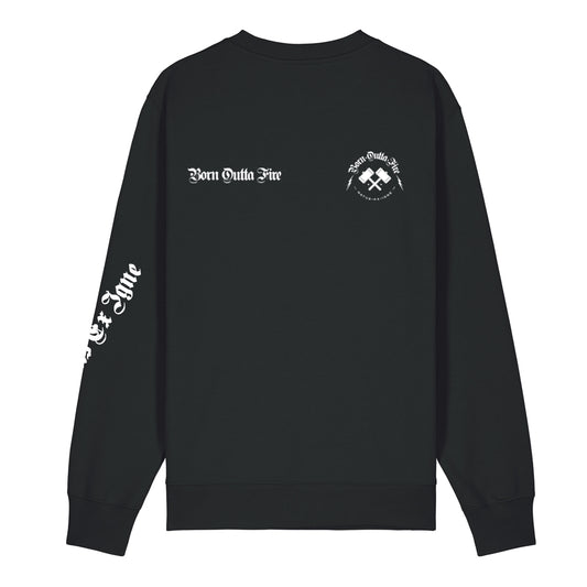 Black Sweatshirt from Born Outta Fire Jungle vibe