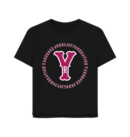 Black Printed T-shirt Front