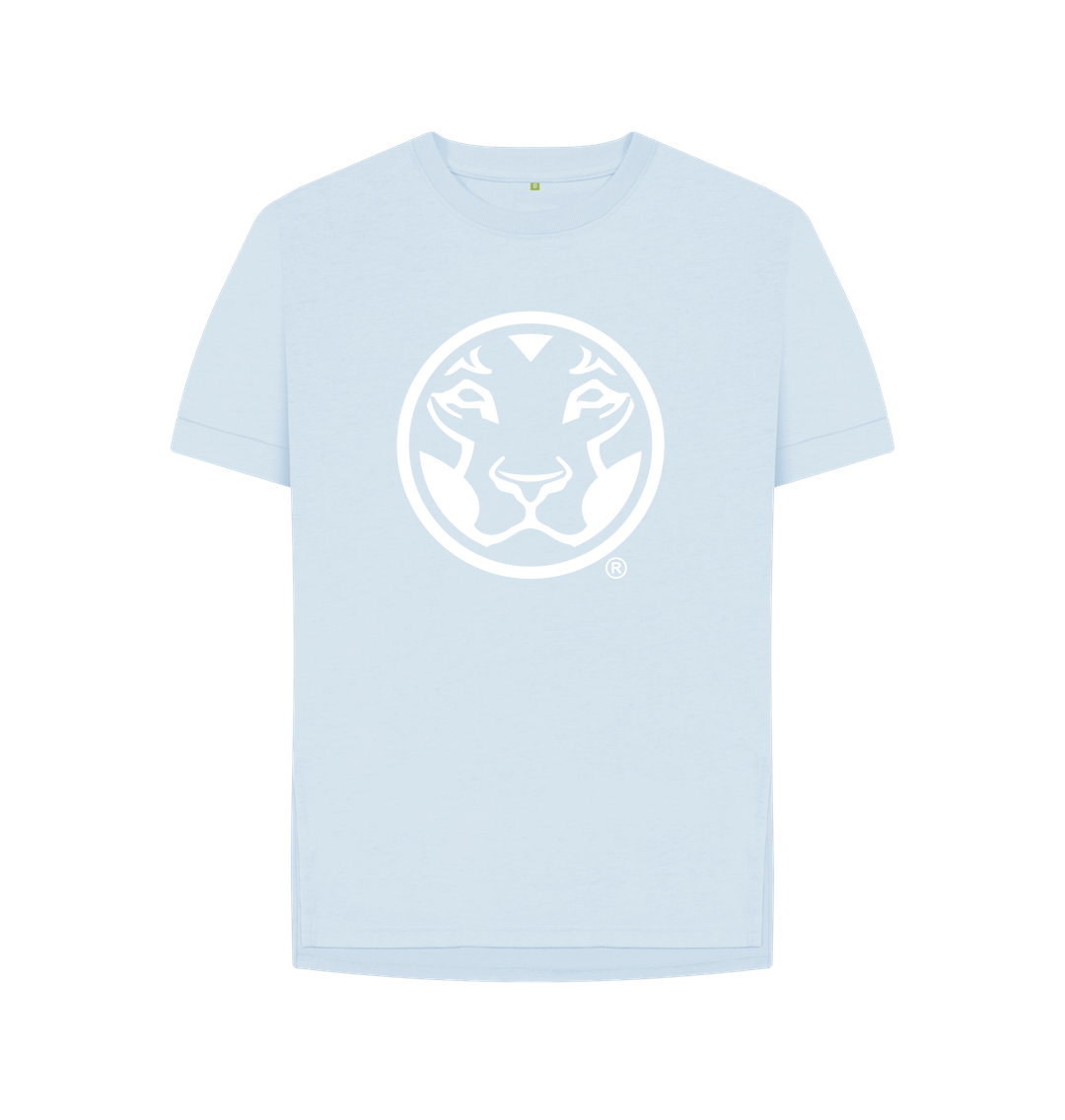 Sky Blue Printed T-shirt Front