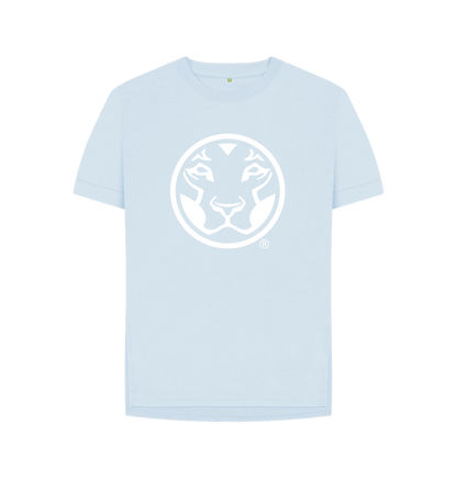 Sky Blue Printed T-shirt Front