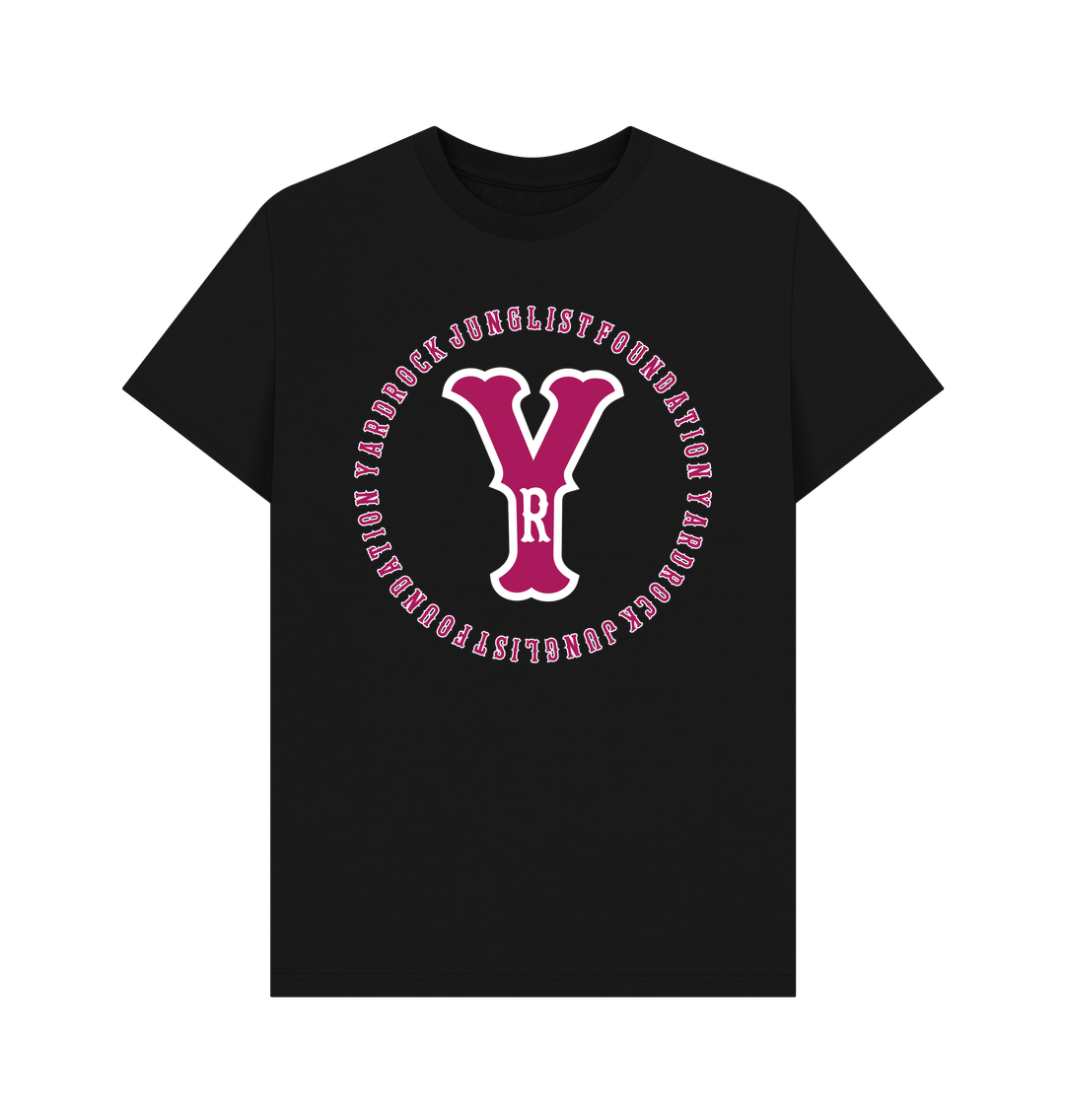 Black Printed T-shirt Front